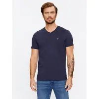 Gant para hombre. 2003186 Camiseta Shield V-Neck marino (S), Casual, Algodón, Manga corta, outlet 2026.