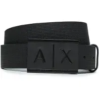 Armani Exchange para hombre. 951019CC50700020 Cinturón de piel negro (32), Casual, Clásico, outlet 2026.