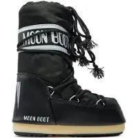 Moon Boot para mujer. 80D1400440 Botas Icon Nylon negro (27/30), Plano, Ninguno, Casual, Nieve, outlet 2026.