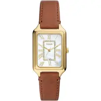 Fossil Reloj analógico 'Raquel' marrón / oro