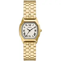 Fossil Reloj analógico 'Harlow' crema / oro / negro