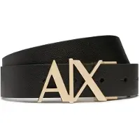 Armani Exchange Cinturón oro / negro