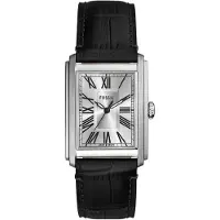 Fossil Reloj analógico 'Carraway' negro / plata