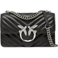 Pinko Bolso de hombro 'Love One' negro