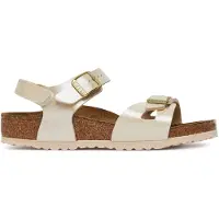Birkenstock - Kid's Rio AS - Sandalias size 26 - Narrow, beige/marrón