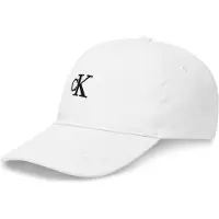 Calvin Klein Monogram Embroidery Cap Bright White Talla: OS | Sombreros Outlet | Mujer | Blanco