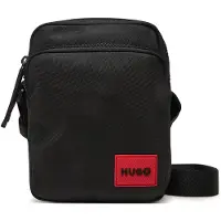 HUGO Bolso de hombro rojo / negro