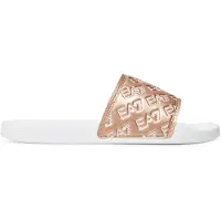 EA7 unisex. 7X000109_AF15125 Chanclas All Over Logo Blanco (38), Negro, Plano, Ninguno, Casual, Beachwear, outlet 2026.