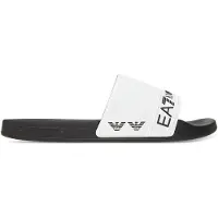 EA7 unisex. 7X000110_AF15128 Chanclas Tape Slide negro y blanco (42), Plano, Ninguno, Beachwear, PVC, outlet 2026.
