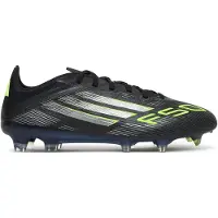 Adidas adidasBota de fútbol F50 Pro césped 43 1/3 Core Black / Iron Metallic / Lucid Lemon Unisex