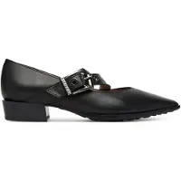 Hispanitas para mujer. HI254196 Zapatos de Piel Turin negro (39), 3 a 5cm, Hebilla, Casual, Fiesta, Clásico, outlet 2026.