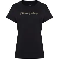 Armani Exchange Camiseta oro / negro