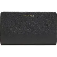 Coccinelle C-Me Softy Cartera Piel natural 16 cm negro