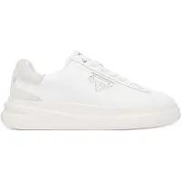 GUESS para hombre. FMFBANLEL12 Zapatillas Elban blanco (43), Plano, Cordones, Casual, outlet 2026.