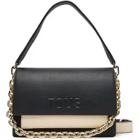 Tous para mujer. 2002287651 Bandolera mediana Audree Kaos Icon negro (OSFA), Casual, Poliuretano, outlet 2026.