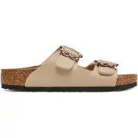 Birkenstock - Kid's Arizona Flower Buckle Birko-Flor - Sandalias size 27 - Narrow, beige