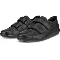 Ecco Zapatillas sin cordones 'Slipper Damen 206513/56723 Glattleder in schwarz' negro