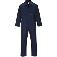 Portwest Mono de trabajo de Liverpool con cremallera – Talla 4XL – Azul marino –