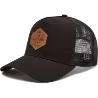 New Era Gorra 'Heritage Patch 9Forty' marrón claro / negro