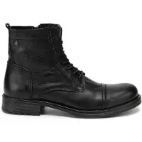 Jack & Jones Botas con cordones 'Russel' negro
