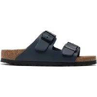 Birkenstock Zapatos abiertos 'Pantolette Damen 51153 Glattleder in blau' azul