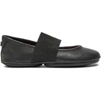 Camper para mujer. 21595-242 Bailarinas de piel Right Nina negro (36), Plano, 1 a 3cm, Casual, Sostenible, outlet 2026.