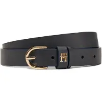 Tommy Hilfiger Cinturón 'Essential Effortless' azul noche / oro