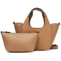 GUESS Bolso de mano 'Helina' beige