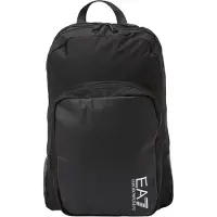 EA7 unisex. 7X000113_AF19722 Mochila logotipo Train Core negro (OSFA), Casual, Poliéster, outlet 2026.