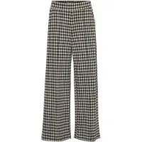 Ichi Pantalón de pinzas 'IHKate' negro / blanco