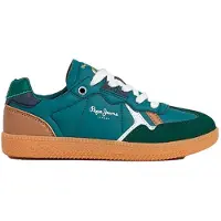 Pepe Jeans para niño. PBS000001 Zapatillas Ball One verde (39), Plano, Cordones, Casual, moda infantil, outlet 2026.