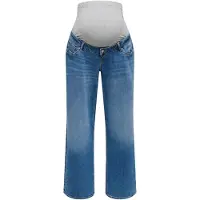 ONLY Maternity Vaquero 'OLMMADISON BLUSH' azul denim / gris
