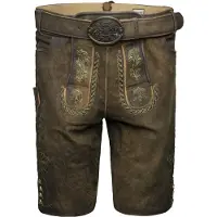 Stockerpoint Pantalón tradicional 'Bertram' marrón oscuro / manzana
