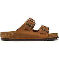 Birkenstock - Arizona Oiled Leather - Sandalias size 46 - Regular, marrón