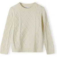 MINOTI Jersey blanco lana