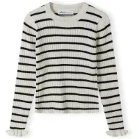 MINOTI Jersey negro / blanco lana