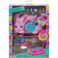 Polly Pocket Set De Muñeca Con Bolso De Pecho De Conejito