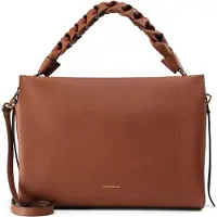 Coccinelle Bolso de mano 'Boheme Grana Double Shoulder Bag' cognac