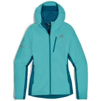 Outdoor Research - Women's Deviator Hoodie - Chaqueta híbrida size XS, turquesa
