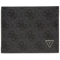 GUESS Cartera 'MADRID BLLFLD W COIN POCKET' gris oscuro / negro