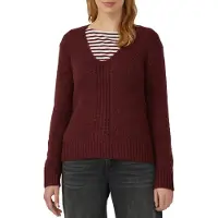 s.Oliver Jersey rojo vino