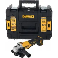 DeWalt Amoladora angular inalámbrica DCG408NT, 18 voltios (amarilla/negra, sin batería ni cargador)