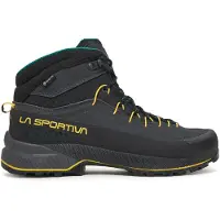 La Sportiva - Zapatillas de senderismo Hombre - TX4 Evo Mid GTX Carbon/Bamboo de Cuero - Talla 44 - Negro