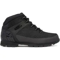 Timberland - Botas para hombre - Euro Sprint Mid Lace Up Waterproof Boot Jet Black - Talla 8 US