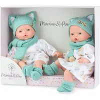 MARINA AND PAU Muñeca De Pitus Twins 40 Cm