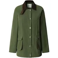 Pepe Jeans para mujer. PL4024352 Chaqueta Tess Verde (S), Casual, Poliéster, outlet 2026.