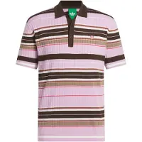 Adidas Unisex Mr Stripe Polo Bliss Lilac Talla: M | Polos Outlet | Unisex | Púrpura