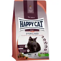 Happy Cat Sterilised Comida para Gatos Esterilizados - Salmón - 4 kg