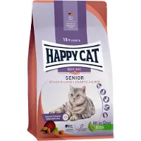 Happy Cat Senior Pienso para Gatos - Salmón - 4 kg