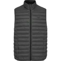 Blend Chaleco 'Romsey' gris plateado / negro